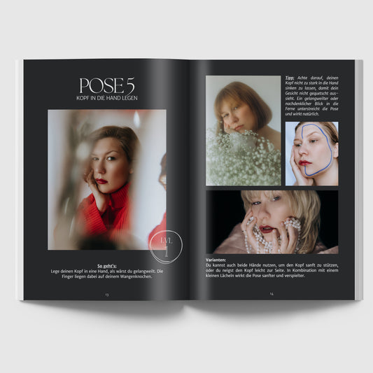 30 einfache Posing-Ideen für Portraits & Selbstportraits (kostenloses E-Book)